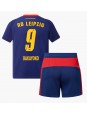 Billige RB Leipzig Johan Bakayoko #9 Bortedraktsett Barn 2025-26 Kortermet (+ Korte bukser)